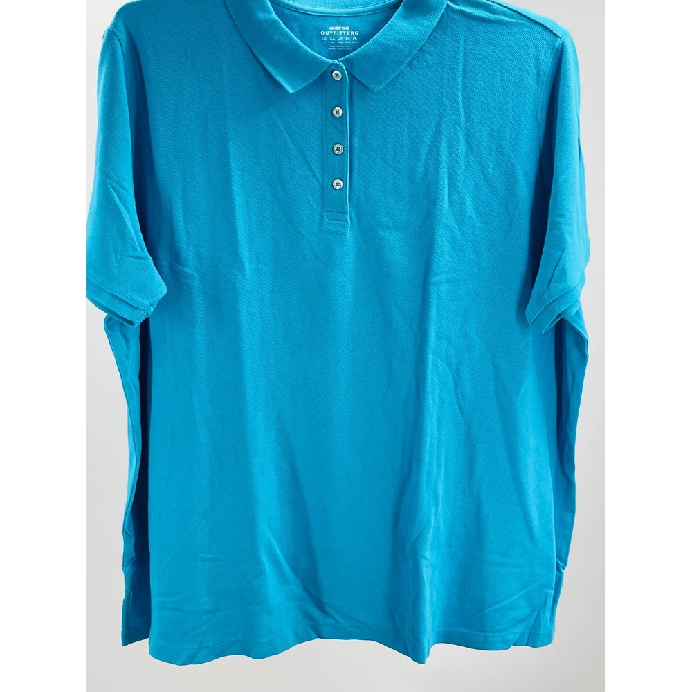 Women's Blue Polo Shirt